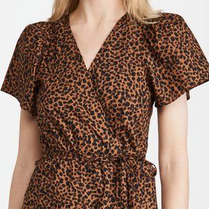 NWT Madewell Flutter Sleeve Wrap Dress